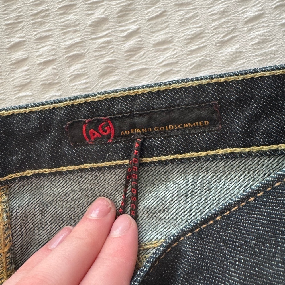 ag Adriano Goldschmied “the stilt” straight leg dark wash jeans size 29R - Picture 5 of 16
